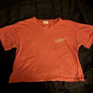 Detroit Graphic Crop Top
